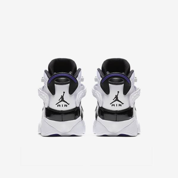 Nike Jordan 6 Rings Older Sneakers Kinderen Wit Zwart | NK547RID