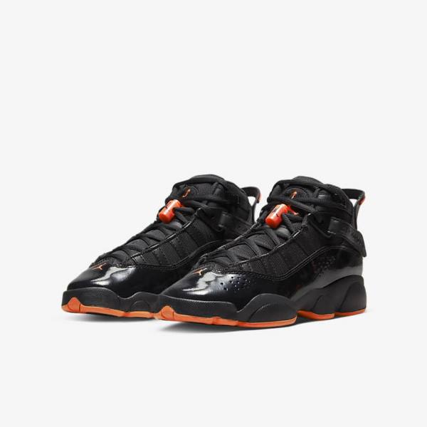 Nike Jordan 6 Rings Older Sneakers Kinderen Zwart | NK970TRV