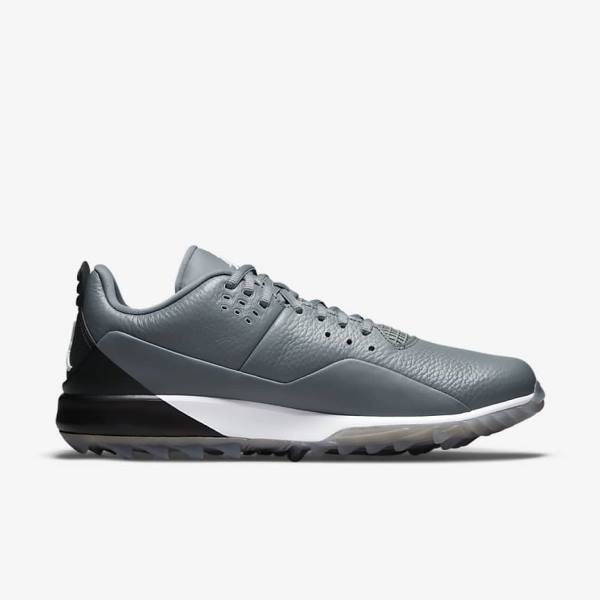 Nike Jordan ADG 3 Golfschoenen Heren Grijs Zwart Wit | NK243XFR