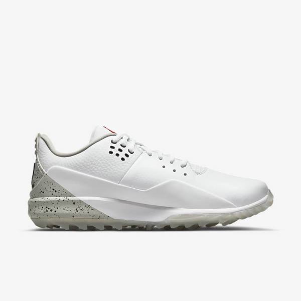 Nike Jordan ADG 3 Golfschoenen Heren Wit Grijs Zwart | NK379XAO