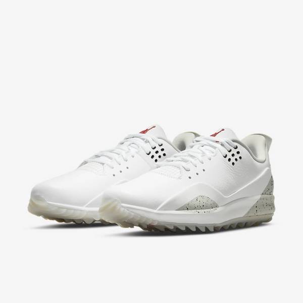 Nike Jordan ADG 3 Golfschoenen Heren Wit Grijs Zwart | NK379XAO