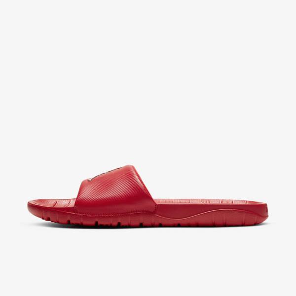 Nike Jordan Break Badslippers Heren Rood Metal Zilver | NK379VDS