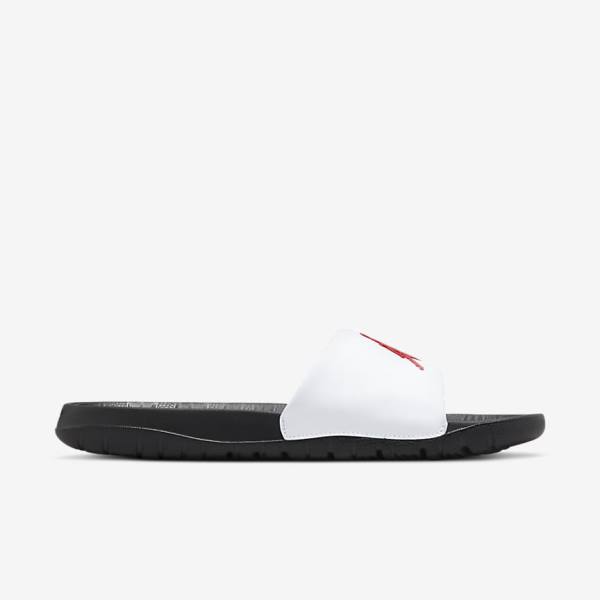 Nike Jordan Break Badslippers Heren Zwart Wit Rood | NK038GTI