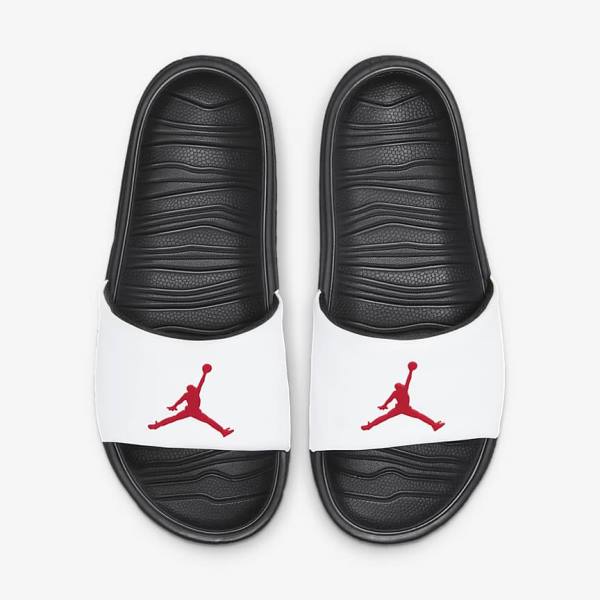 Nike Jordan Break Badslippers Heren Zwart Wit Rood | NK038GTI