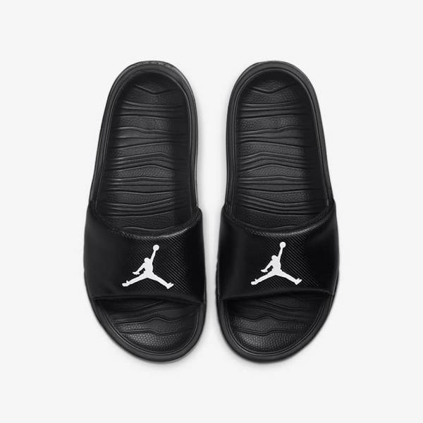 Nike Jordan Break Older Badslippers Kinderen Zwart Wit | NK547EUF