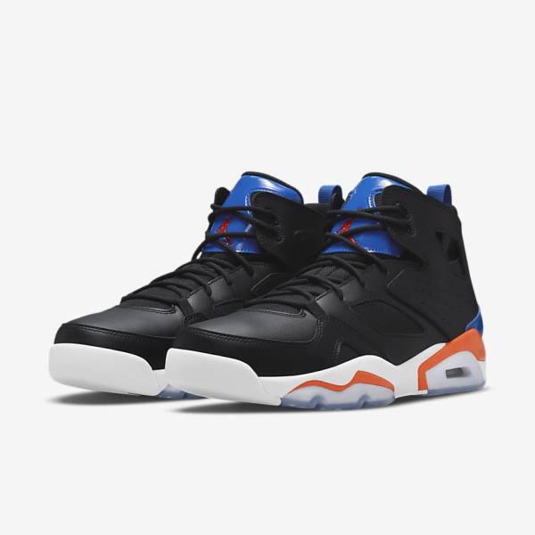 Nike Jordan Flight Club 91 Jordan Schoenen Heren Zwart Koningsblauw Wit Oranje | NK295PNZ