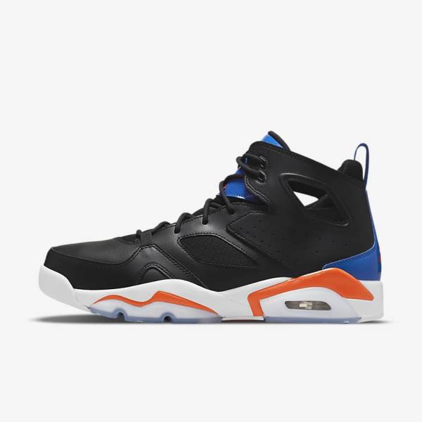 Nike Jordan Flight Club 91 Jordan Schoenen Heren Zwart Koningsblauw Wit Oranje | NK295PNZ