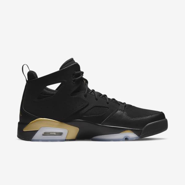 Nike Jordan Flight Club 91 Jordan Schoenen Heren Zwart Metal Goud | NK629NOK