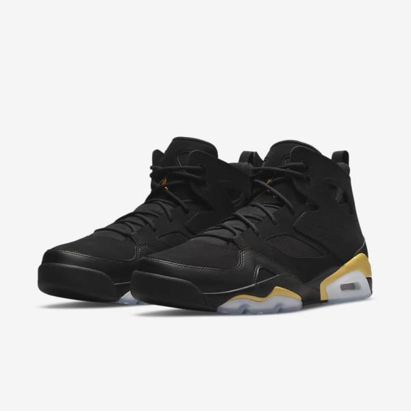 Nike Jordan Flight Club 91 Jordan Schoenen Heren Zwart Metal Goud | NK629NOK