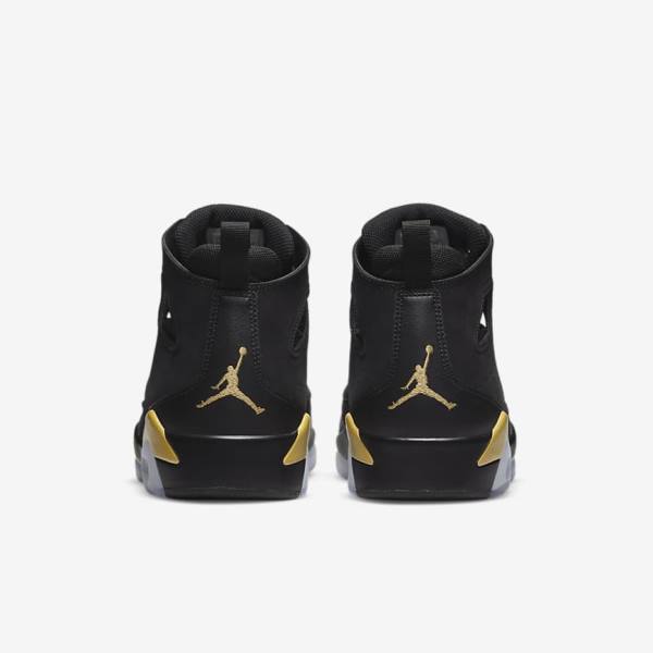 Nike Jordan Flight Club 91 Jordan Schoenen Heren Zwart Metal Goud | NK629NOK