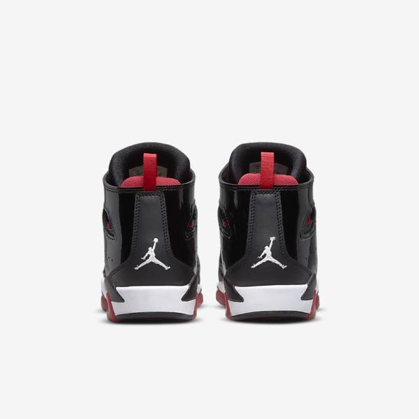 Nike Jordan Flight Club 91 Older Sneakers Kinderen Zwart Rood Wit | NK460XDE