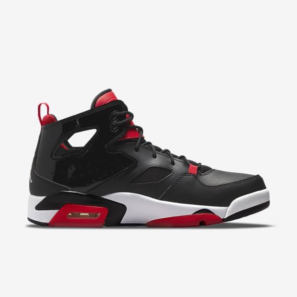 Nike Jordan Flight Club 91 Sneakers Heren Zwart Rood Wit | NK529ENO