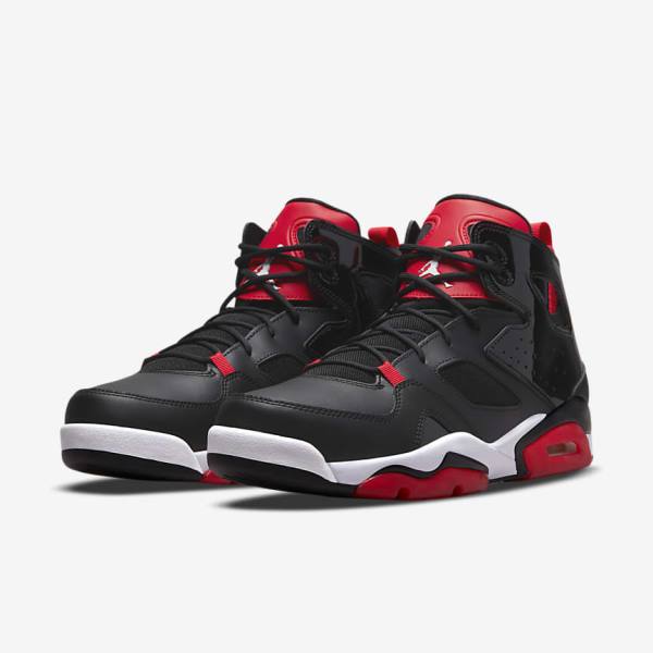 Nike Jordan Flight Club 91 Sneakers Heren Zwart Rood Wit | NK529ENO