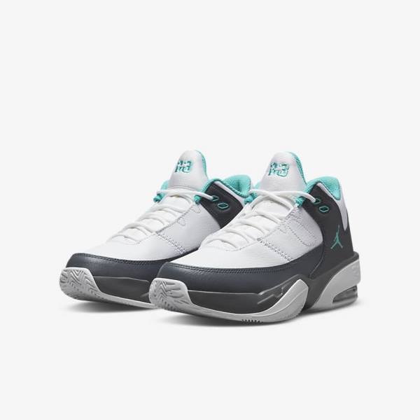 Nike Jordan Max Aura 3 Older Sneakers Kinderen Wit Grijs Turquoise | NK748XRA