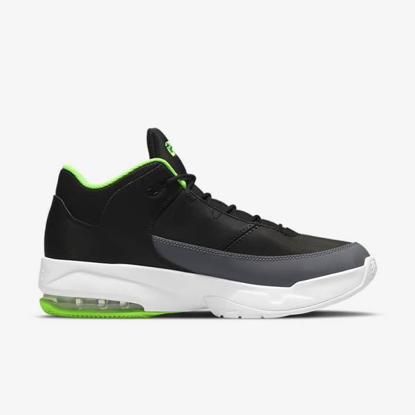 Nike Jordan Max Aura 3 Sneakers Heren Zwart Grijs Wit Groen | NK405SJA