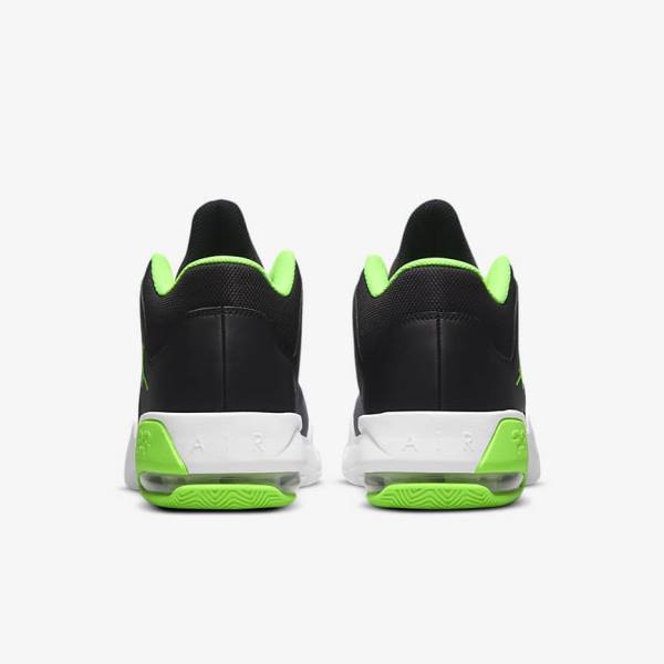 Nike Jordan Max Aura 3 Sneakers Heren Zwart Grijs Wit Groen | NK405SJA