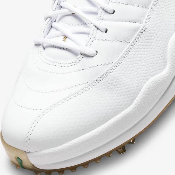 Nike Jordan XII G Golfschoenen Heren Wit Metal Goud Wit | NK706DYK