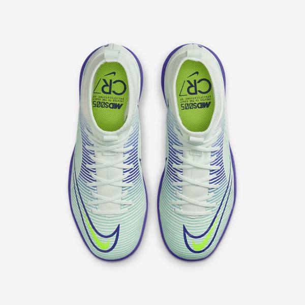 Nike Jr. Mercurial Dream Speed Superfly 8 Academy IC Indoor Court Voetbalschoenen Kinderen Groen Paars Groen | NK479PCX