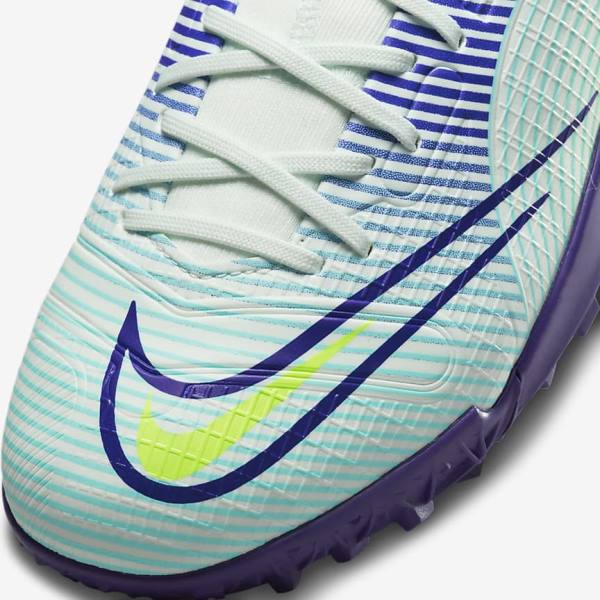 Nike Jr. Mercurial Dream Speed Superfly 8 Academy TF Turf Voetbalschoenen Kinderen Groen Paars Groen | NK769KXQ