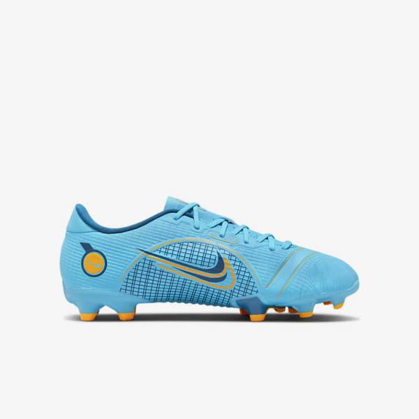 Nike Jr. Mercurial Vapor 14 Academy MG Older Multi-Ground Voetbalschoenen Kinderen Blauw Oranje | NK263VHM