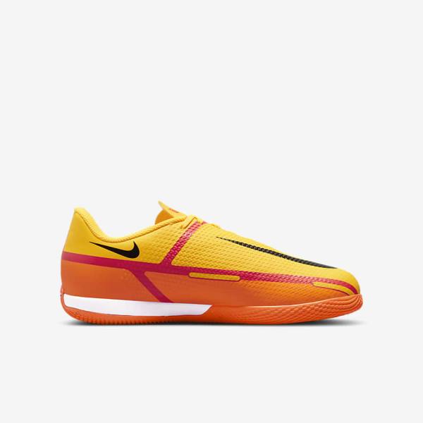 Nike Jr. Phantom GT2 Academy IC Older Indoor Court Voetbalschoenen Kinderen Oranje Lichtrood Zwart | NK236YKI