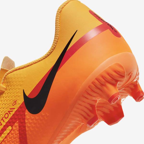 Nike Jr. Phantom GT2 Academy MG Older Multi-Ground Voetbalschoenen Kinderen Oranje Lichtrood Zwart | NK987ZKB