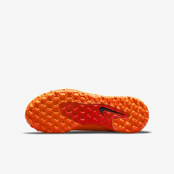 Nike Jr. Phantom GT2 Academy TF Older Turf Voetbalschoenen Kinderen Oranje Lichtrood Zwart | NK342UPW