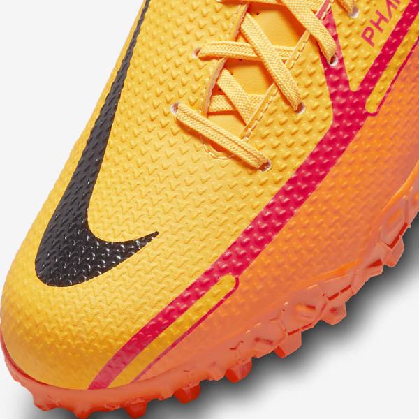 Nike Jr. Phantom GT2 Academy TF Older Turf Voetbalschoenen Kinderen Oranje Lichtrood Zwart | NK342UPW