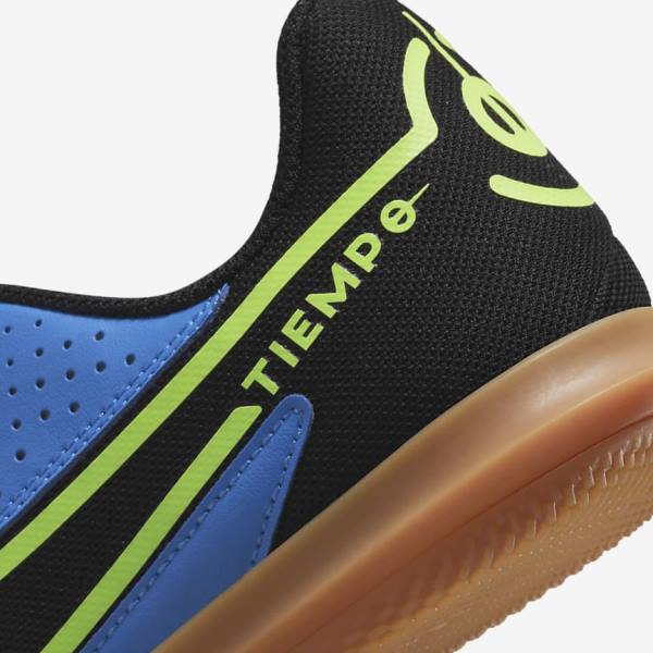 Nike Jr. Tiempo Legend 9 Club IC Older Indoor-Court Voetbalschoenen Kinderen Lichtblauw Lichtgroen Bruin Zwart | NK361WVO