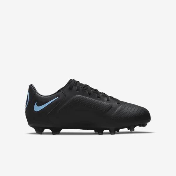 Nike Jr. Tiempo Legend 9 Pro FG Older Firm-Ground Voetbalschoenen Kinderen Zwart Grijs | NK980ORY