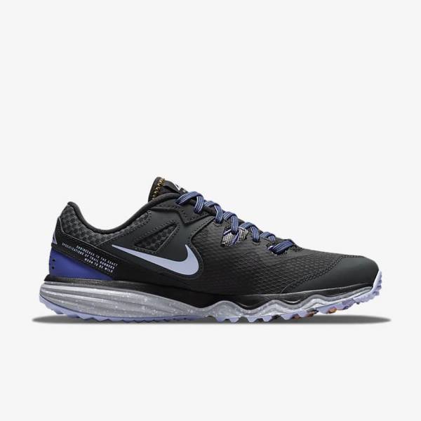 Nike Juniper Trail Trail Hardloopschoenen Dames Donkergrijs Zwart Licht | NK013ZWB