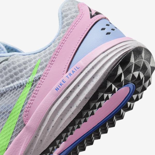 Nike Juniper Trail Trail Hardloopschoenen Dames Grijs Lichtblauw Roze Groen | NK029IZD