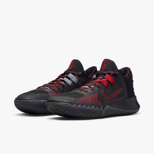 Nike Kyrie Flytrap 5 Basketbalschoenen Heren Zwart Grijs Rood | NK251NWG