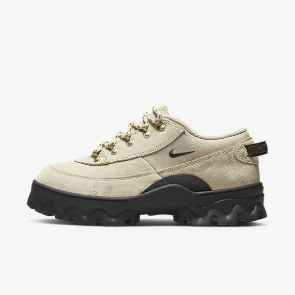 Nike Lahar Low Sneakers Dames Zwart Metal Goud Khaki | NK394YRB