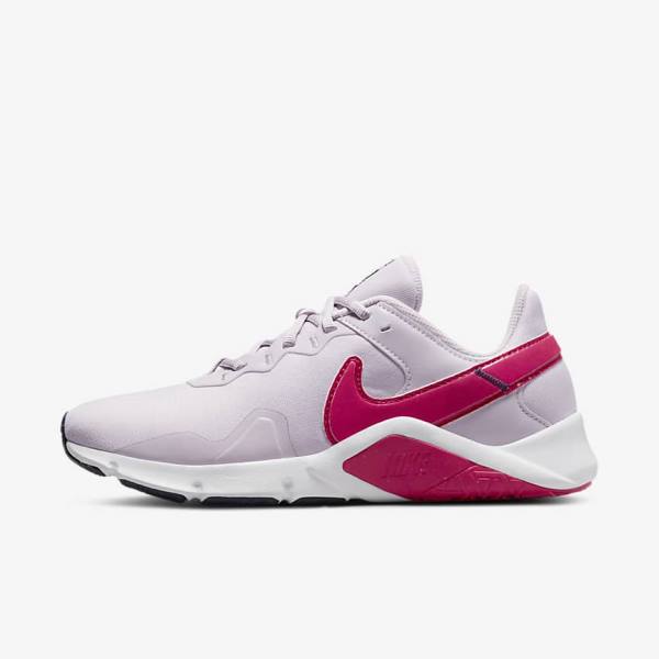 Nike Legend Essential 2 Fitness Schoenen Dames Wit Blauw Roze | NK239OPE