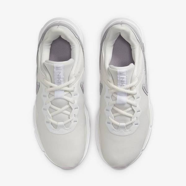 Nike Legend Essential 2 Premium Fitness Schoenen Dames Zwart Platina Wit | NK980HJC