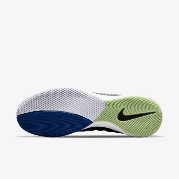 Nike Lunar Gato II IC Indoor Court Voetbalschoenen Heren Zwart Lichtblauw Lichtgroen | NK630WFI