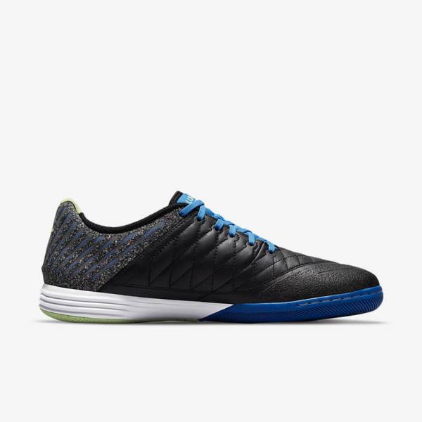 Nike Lunar Gato II IC Indoor Court Voetbalschoenen Heren Zwart Lichtblauw Lichtgroen | NK630WFI