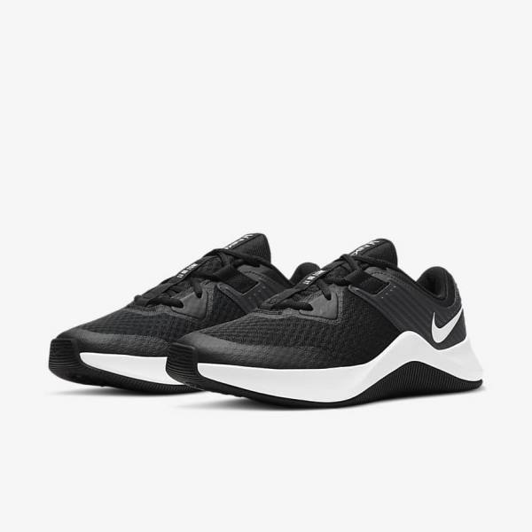 Nike MC Trainer Fitness Schoenen Dames Zwart Donkergrijs Wit | NK503WGV