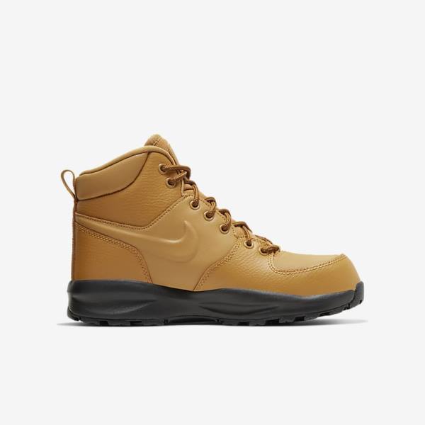 Nike Manoa LTR Older Boot Sneakers Kinderen Bruin Zwart | NK264SOH