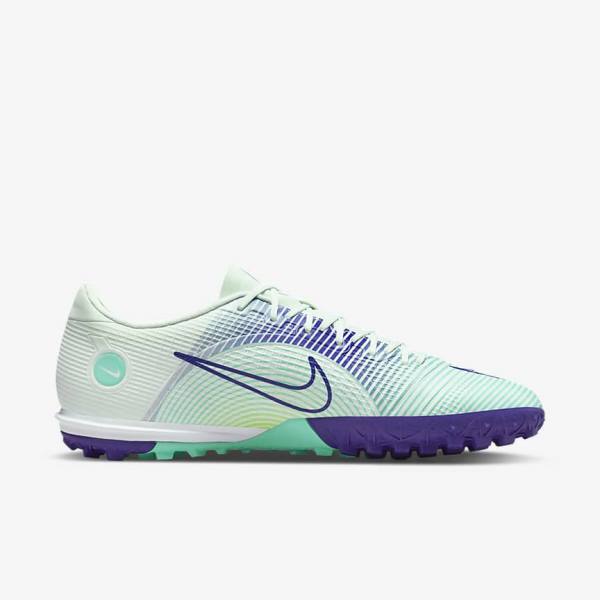 Nike Mercurial Dream Speed Vapor 14 Academy TF Turf Voetbalschoenen Dames Groen Paars Groen | NK265JVK