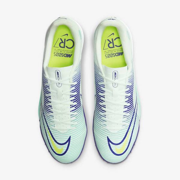 Nike Mercurial Dream Speed Vapor 14 Academy TF Turf Voetbalschoenen Dames Groen Paars Groen | NK265JVK