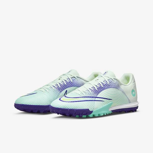 Nike Mercurial Dream Speed Vapor 14 Academy TF Turf Voetbalschoenen Dames Groen Paars Groen | NK265JVK