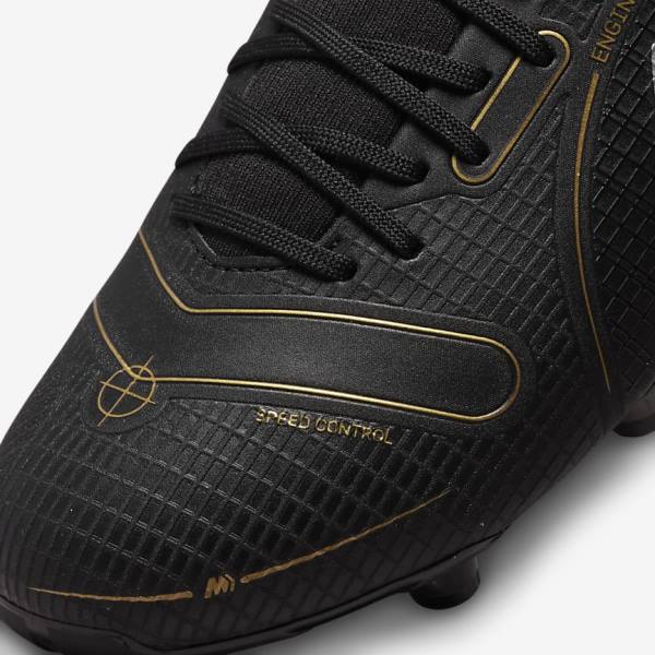 Nike Mercurial Superfly 8 Academy MG Multi-Grounds Voetbalschoenen Heren Zwart Metal Zilver Grijs Metal Goud | NK057XPE