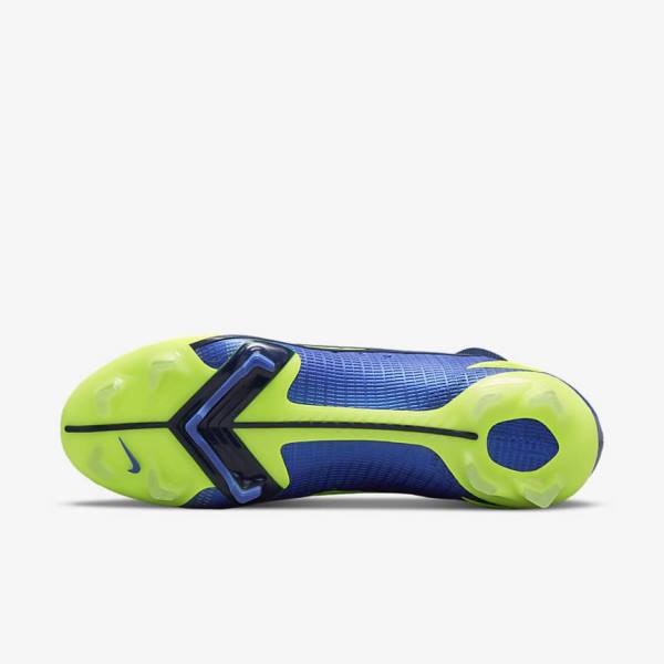 Nike Mercurial Superfly 8 Elite FG Firm-Grounds Voetbalschoenen Dames Blauw | NK623NZA