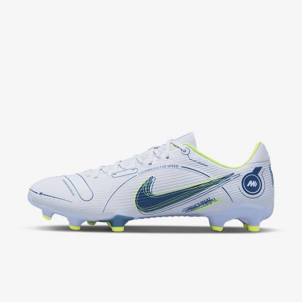 Nike Mercurial Vapor 14 Academy MG Multi-Ground Voetbalschoenen Heren Grijs Lichtblauw Blauw | NK073XZQ