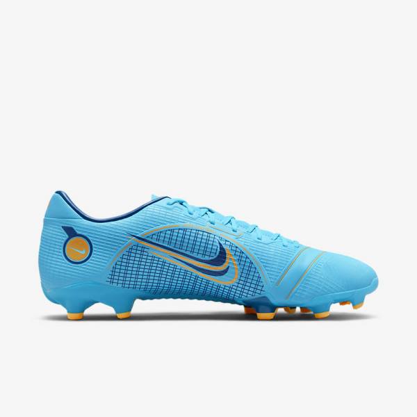 Nike Mercurial Vapor 14 Academy MG Multi-Ground Voetbalschoenen Dames Blauw Oranje | NK081BUD