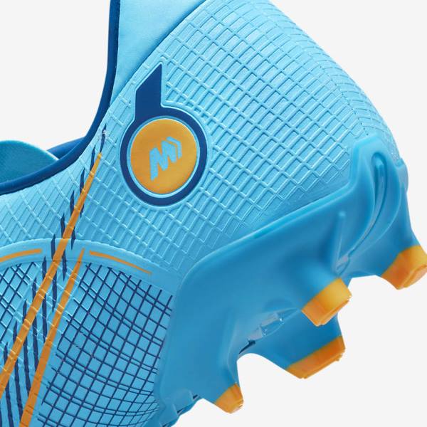 Nike Mercurial Vapor 14 Academy MG Multi-Ground Voetbalschoenen Dames Blauw Oranje | NK081BUD