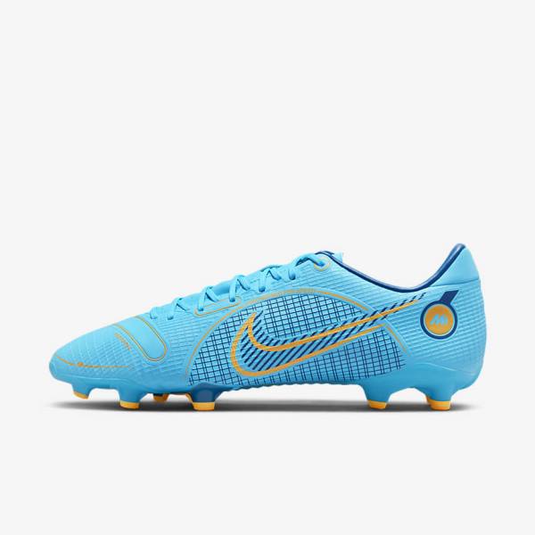 Nike Mercurial Vapor 14 Academy MG Multi-Ground Voetbalschoenen Dames Blauw Oranje | NK081BUD