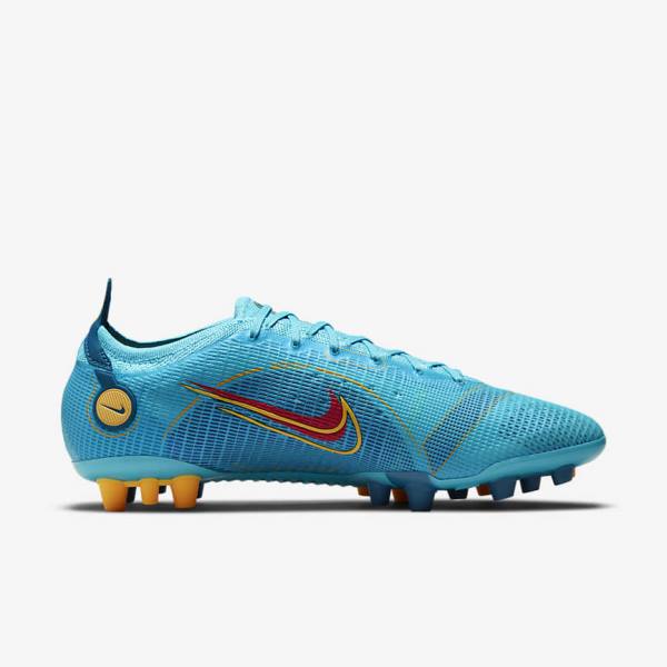 Nike Mercurial Vapor 14 Elite AG Artificial-Grounds Voetbalschoenen Heren Blauw Oranje | NK603WPJ